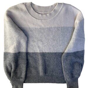 100% Cashmere Nordstrom RN 75343 Grey Colorblock  Tahari  Size XL